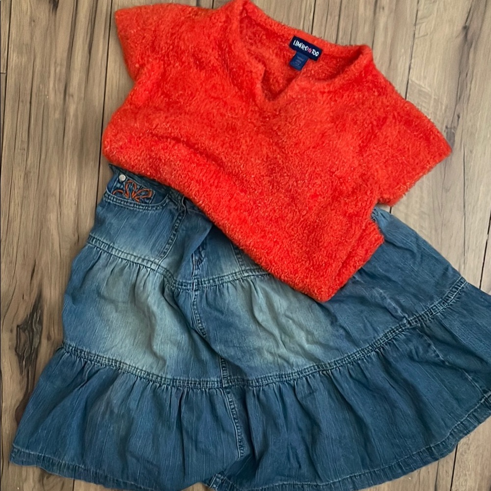 Y2K  Lizzie McGuire Fuzzy Sweater Top